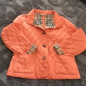 Rare Burberry tangerine jacket! Size L